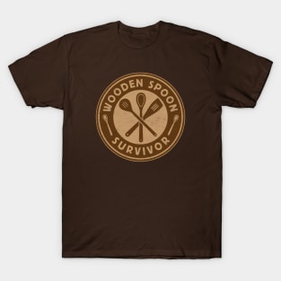 Wooden Spoon Survivor - Childhood Punishment Humor T-Shirt